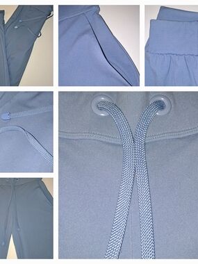 Noli Blue Drawstring Track Joggers
